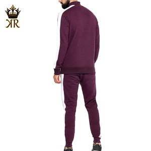 Survêtement personnalisé en coton 100% pour l'hiver, dernier design, avec fermeture éclair, pantalon de jogging pour homme, ensemble 2 pièces, haute qualité - Product Image 3