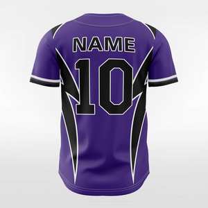 Fast Delivery Custom Printing Breathable Men's Baseball Jersey 100% Polyester Sublimation Custom Colors Sportswear Plain Shirts - Product Image 3