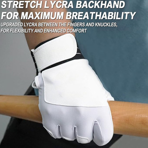 Gants de frappeur de baseball en cuir, conception professionnelle personnalisée, gants de frappeur de baseball en cuir de chèvre de protection des mains - Product Image 4