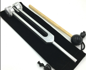 Tenedores de afinación de Chakra de alta calidad, 512Hz, 128Hz, instrumentos médicos Ent hechos, fuente de alimentación Manual de plástico de aluminio, acero inoxidable - Product Image 4