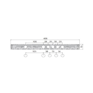 AVANT en acier chromé pour art. Référence: 608DF P 668GF P - Product Image 1