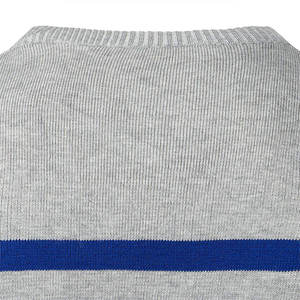 Suéter de manga larga con cuello redondo grueso de algodón tejido a mano poliéster de talla grande transpirable para hombre recién llegado - Product Image 4