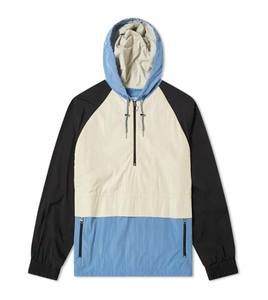 Haute qualité en gros décontracté entraînement en plein air course vêtements de sport veste coupe-vent respirant couleur bloc Nylon Anorak veste - Product Image 1