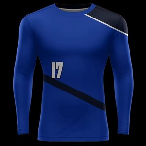 2025 venta al por mayor hombres de alta calidad de manga larga Rash Guard logotipo personalizado No-Gi Grappling MMA BJJ ropa deportiva de secado rápido transpirable - Product Image 4