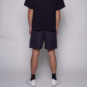 Shorts de basket-ball pour hommes en toile tricotée respirante à séchage rapide avec cordon de serrage, vêtements de sport décontractés, pantalon de course - Product Image 2