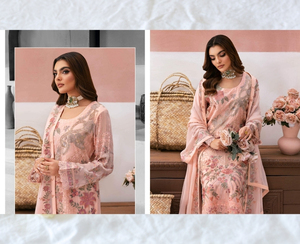 Colección Ssumaira Luxury de Chifón Bordado 2024 Vol 01 ARZOO Salwar Kameez Casual de Invierno para Mujer, Hecho con Chifón Premium Ramsha - Product Image 6