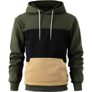 Pull à capuche d'hiver avec logo personnalisé pour hommes meilleure conception d'impression numérique teint en plaine 100% coton - Product Image 1