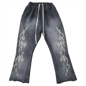 Logo personnalisé grande taille tenue décontracté mode 2 pièces ensemble jogger sweat pantalons de survêtement coton survêtement pour femmes - Product Image 2