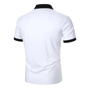 Chemises d'été décontractées à manches courtes pour hommes en polyester/coton tricoté de haute qualité, séchage rapide, vente en gros 2026 - Product Image 3
