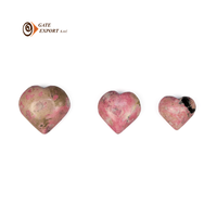 Corazón en forma de rodonita, peruano, 2023 NATURAL, buena energía, amor, holístico, trabajo artesanal, RELAX, 100%