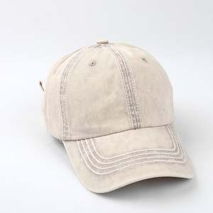 Spring and <b>Summer</b> New Style Pure Cotton Line Color Block Baseball Cap Outdoor Casual Sunshade Soft Top Duckbill <b>Hat</b> Trendy - Product Image 3