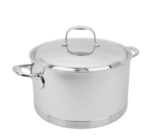Food Server Steel Casserole Serving <b>Pot</b> with Lid Home Hotel Kitchen Catering Dinnerware Tabletop Serving Food Warmer Insulated - Product Image 4