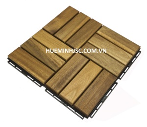 Tuile de terrasse en bois d'acacia-Meilleure vente Tuile de terrasse en bois d'acacia au design moderne 12 lattes DIY du Vietnam pour l'extérieur et l'intérieur - Product Image 3