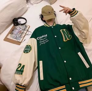 Top Fabricant Broderie Manteau Hommes Dernière Conception Letterman Veste D'hiver Street Wear Hip Hop Vestes Manteau - Product Image 2
