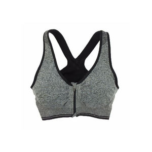 Sujetador deportivo con soporte de postura con diseño cruzado en la espalda para mujer, sujetador de gimnasio de entrenamiento de alto impacto con tirantes anchos y cobertura completa - Product Image 1