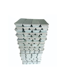 Materia prima Aleación de fundición de zinc Lingote Zamak #2/#3/#5 Pureza 98.7%-99.995% Zinc Premium - Product Image 1