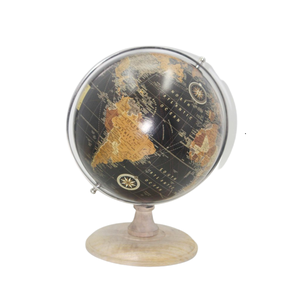 Globe avec aluminium/plastique/bois Table de bureau de haute qualité Globe décoratif fait à la main personnalisé en vrac - Product Image 4