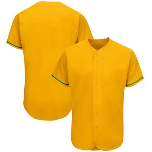 Maillot de baseball de haute qualité pour hommes, couleur unie, broderie par sublimation, uniforme d'équipe pour adultes, polyester respirant, unisexe, couleur bleue - Product Image 3