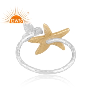 Anillo de plata de ley fina con diseño de estrella, joyería personalizada, fabricante - Product Image 4