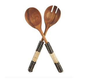 Utensilios para Ensaladas Hechos a Mano, Ecológicos, Aptos para Lavavajillas, para Cocina, Hechos en India - Product Image 3