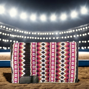 Couverture de selle en laine artisanale de qualité supérieure Style occidental Trail Riding Show Polycotton Gear pour les professionnels de l'équitation - Product Image 3