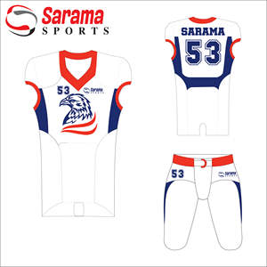 Uniforme de football américain sublimé à prix bon marché de haute qualité, Uniformes de football américain en gros sublimés, - Product Image 2