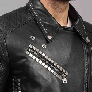 Vestes en cuir pour hommes de qualité supérieure, veste en cuir de moto, veste en cuir décontractée pour homme, manteaux en cuir pour hommes, vestes pour hommes - Product Image 6