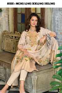 Dernière Tendance Nouvelle Arrivée Linge Avec Travail À La Main Kurti Pand Et Dupatta Femme Fabricant De Mode De L'Inde Au Taux Le Plus Bas - Product Image 3