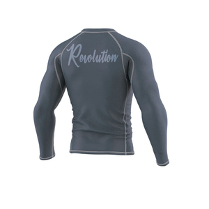Blue Bjj Rash Guard, Design personnalisé BJJ Gear, Fighting Rash Guard, Best Design OEM Compression Shirt & Kimono Wear - Product Image 6