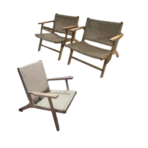 Chaise en rotin au design simple et moderne avec pieds en bois Chaise de restaurant Chaise de patio pour restaurant, événement et salle à manger Meubles - Product Image 5