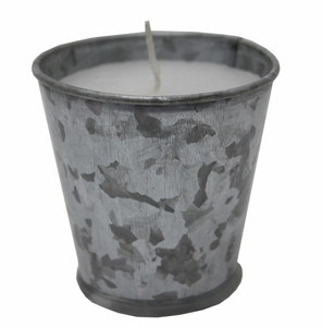 Votive ronde en fer décoratif de conception antique avec pot de bougie de cire et bougeoir et décoration de table faite à la main - Product Image 2