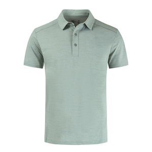Polos de hombre de talla grande de alta calidad, Material de algodón 100%, secado rápido, Impresión de logotipo personalizado, servicio OEM ligero - Product Image 3