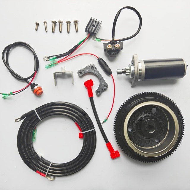 Tohatsu Mercury 4-stroke 9.8HP 9.9 HP Outboard Motor to Electric Start Kit 3AA-06091-0
