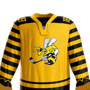 Prix de gros Uniforme de hockey sur glace vierge à vendre Uniforme de hockey sur glace personnalisé de nouveau design - Product Image 4