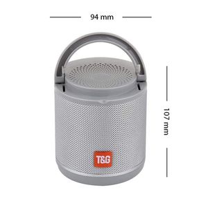 Altavoz Bluetooth T&G TG518 Gris con Radio FM, Mini Portátil de 5W para Fiestas, Karaoke, Cine en Casa y Uso en Exteriores - Product Image 2