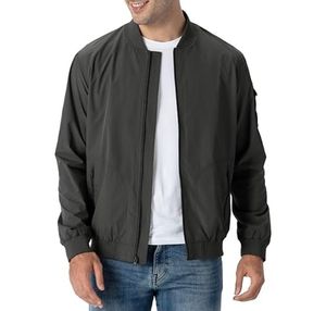 Hip Hop Bomber <b>Jacket</b> <b>Men</b> Women <b>Summer</b> Patchwork Color Block Waterproof Breathable Hooded Lightweight Canvas Zip Streetwear - Product Image 1