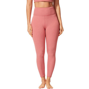 Leggings chauds pour femmes en spandex/nylon doublés de polaire, taille haute, couleur unie, avec poche, pour l'automne, l'hiver, le yoga et l'entraînement - Product Image 1
