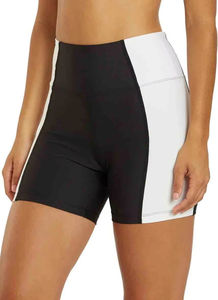 Logo personnalisé respirant séchage rapide haute élastique Shorts de sport taille courte Gym Fitness Leggings sans couture Yoga Shorts femmes - Product Image 2
