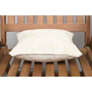 Beige 18x18 pulgadas almohada de lana Kilim de lujo patrón Vintage tejido rústico Navidad ropa de cama portátil para uso doméstico - Product Image 5