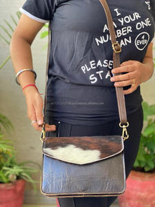 Hot Selling Cowhide Fur Leather <b>Purse</b> Stylish Women Handbag Shoulder Bag Hair on Leather Bags - Product Image 4