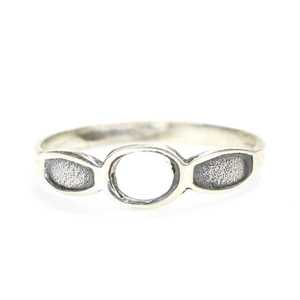 Bague pour homme en argent sterling 925 avec motif ovale, plaqué rhodium, bijoux fins, pureté du métal 14 carats, bague en pierres précieuses pour un usage quotidien - Product Image 4