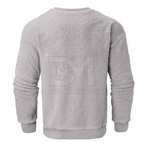 Sweatshirts en molleton Sherpa de grande taille à contraste de couleur pour hommes vêtements et sweatshirts en polaire Sherpa pour hommes - Product Image 3