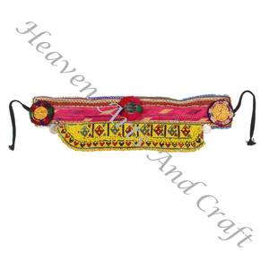 Ceinture de danse du ventre vintage, ceinture traditionnelle afghane, Kuchi Tribal, BB100, ceinture vintage, ceintures perlées faites à la main - Product Image 6