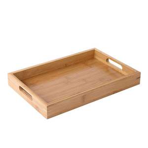 Premium Wooden Serving Tray with Handles Rustic & Elegant Design|Handcrafted Tray Durable & Stylish with Built-in Handles - Product Image 2