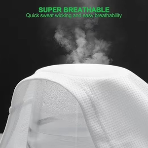Máscaras de Pasamontañas Blancas al por Mayor, Equipo de Protección, Tela de Malla Transpirable, Secado Rápido, Cubre Rostro Ligero, Máscara de Verano - Product Image 5