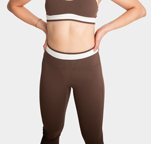 Leggings de sport taille haute personnalisés, leggings de yoga fitness pour femmes, pantalons de levage des fesses en spandex polaire 100% coton - Product Image 2