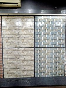 กระเบื้องเซรามิคติดผนังด้านนอกความสูง25*75ซม. ตกแต่งแสงความหนา9มม. เอฟเฟกต์3D ผลิตในอินเดีย - Product Image 5