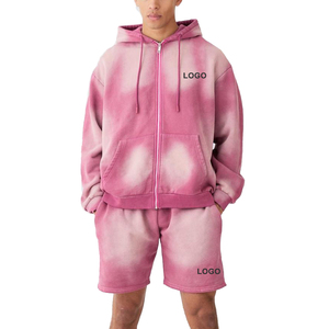 100% coton sweat à capuche décontracté ample polaire chaud Streetwear hommes mode automne hiver vêtements de sport 3D broderie - Product Image 1