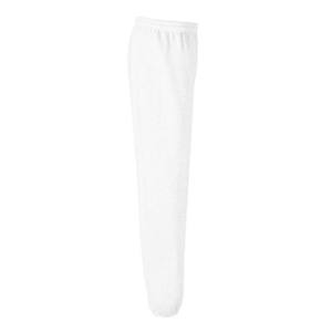 Pantalones de chándal de lana de peso pesado blancos con logotipo personalizado, pantalones deportivos para correr con cintura elástica, pantalones deportivos con cordón - Product Image 5