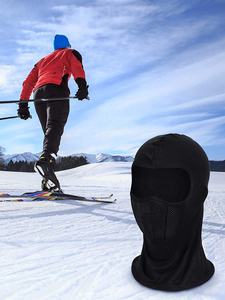 Masque d'hiver complet cagoule pour les sports de neige et les vêtements de travail polaire intérieure ultra douce avec cou étendu pour plus de chaleur - Product Image 6